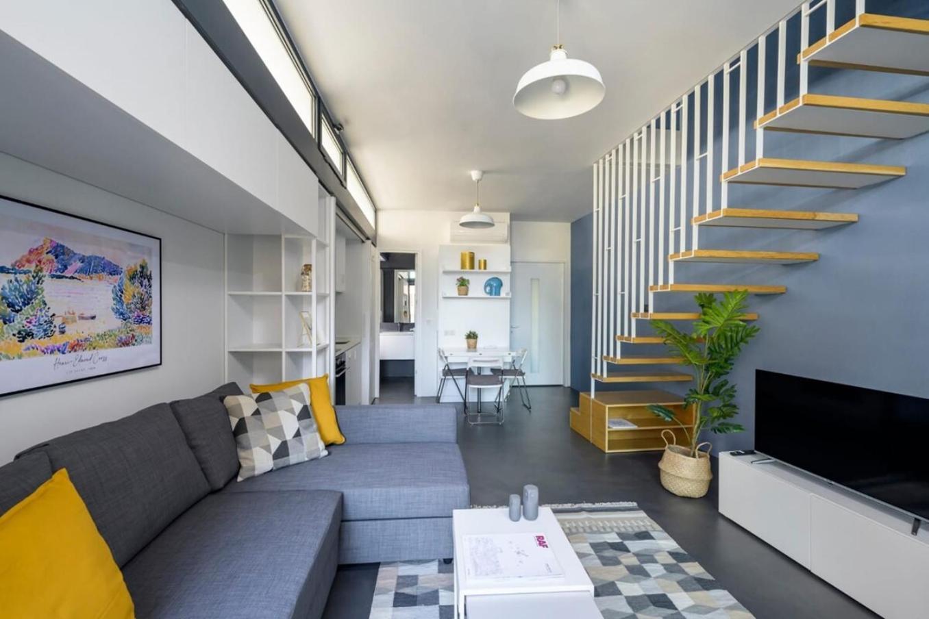 Bright Modern Design New Duplex Loft Patio! #145 Hotel Истанбул Екстериор снимка